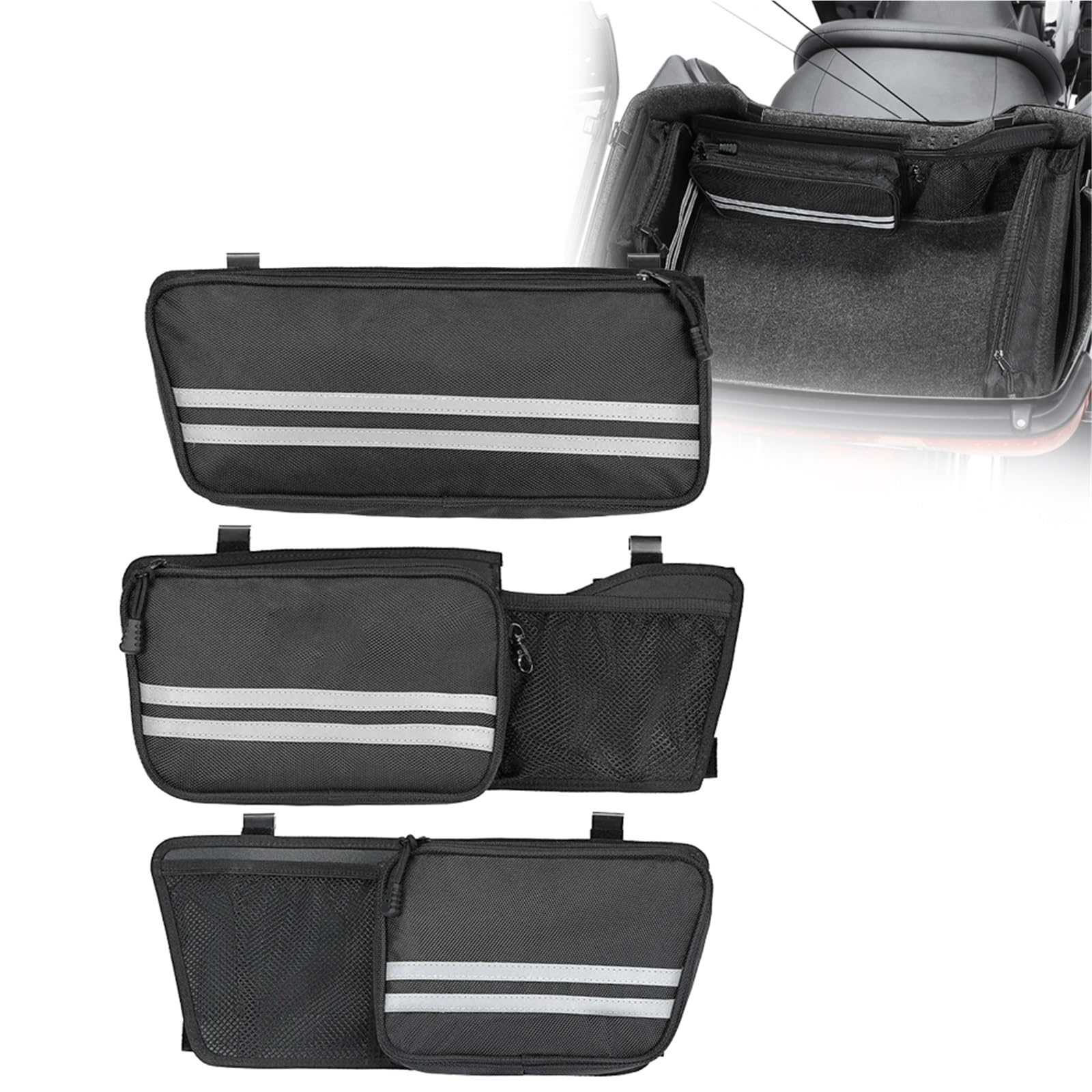 Sacoches de selle pour moto &eacute;tanches prot&eacute;geant vos bagages Touring - 8