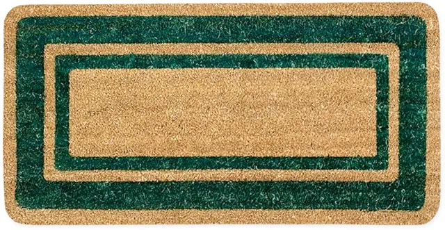 Zerbino Esterno in Fibra di Cocco Naturale Antiscivolo 40x80cm Verde