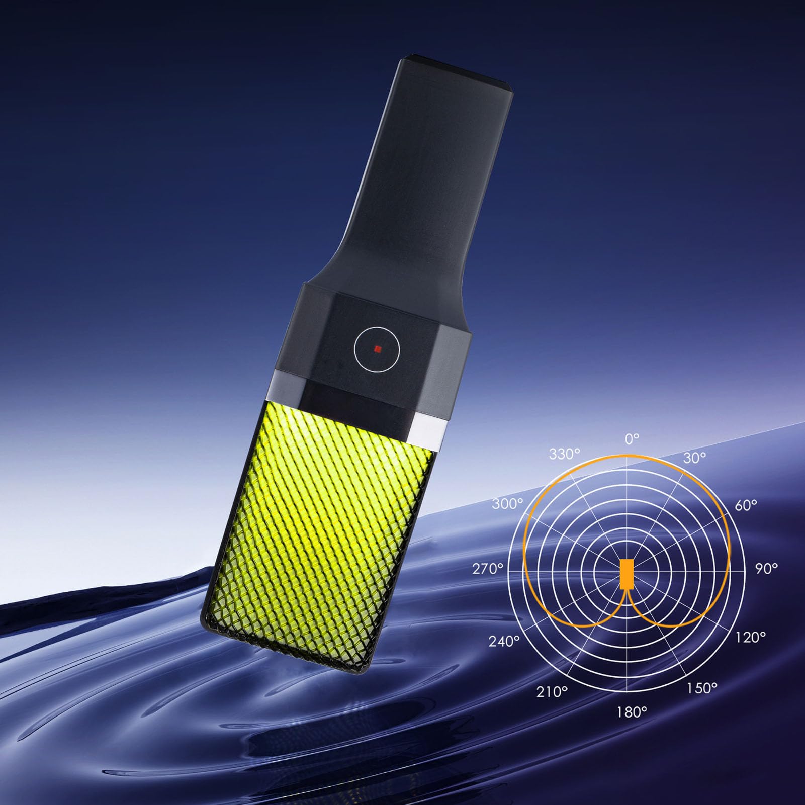 Mikrofon USB Vomeko Gaming, mikrofon kondensatorowy OISE z wyciszeniem, mikrofon komputerowy PC z efektami oświetleniowymi RGB do nagrywania podcastingu do nagrywania gier