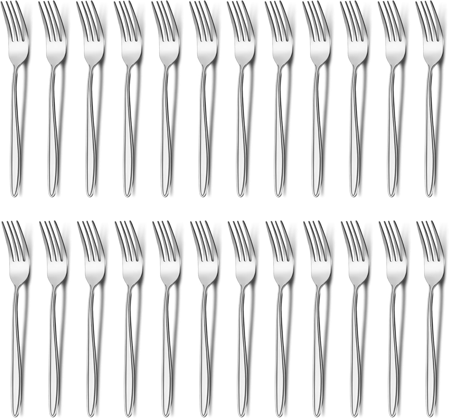 Dinner Forks Set, Pleafind 24 Pieces Dinner Forks, 7.87 inch Stainless