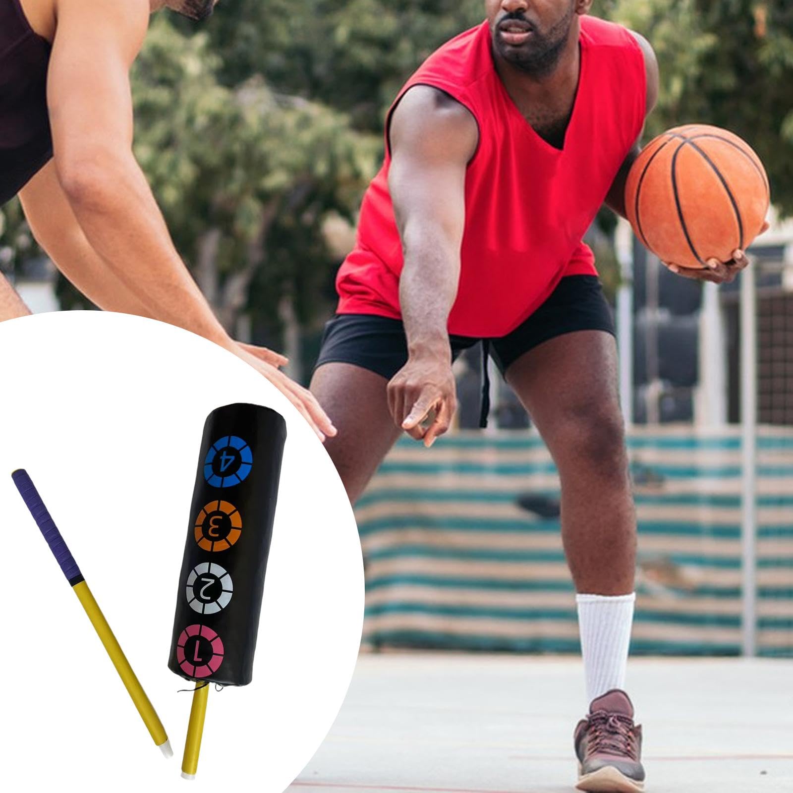 Basketball Blocking Pad Dribble Trainingsgerät Mehrzweck Sparring Blockierstab Reaktionsschnelligkeit Verbesserung Polster Körperkontakt Gepolsterter