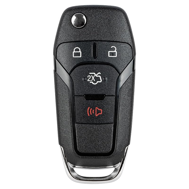 Controle remoto de chave 4 botões para Ford Fusion 2013 a 2016 Vurkcy N5F-A08TAA