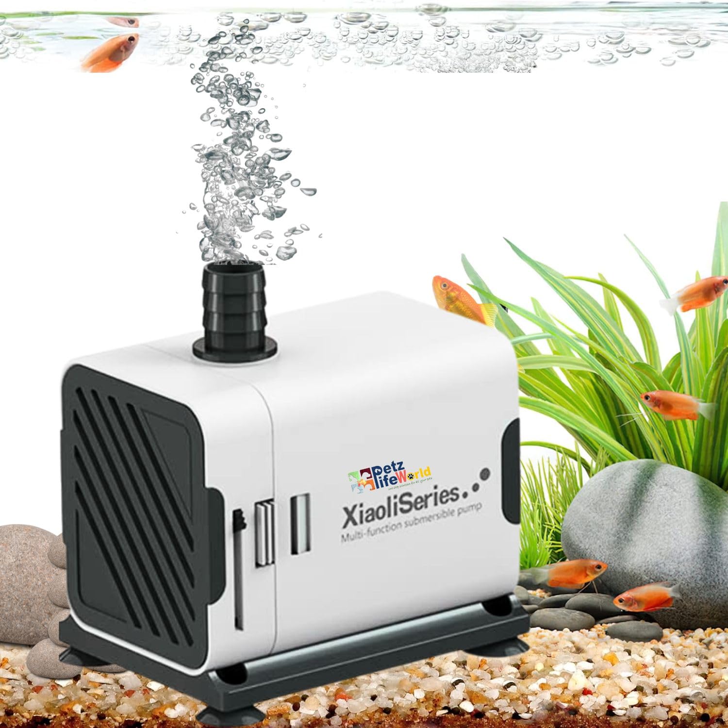 VAYINATO® XQP Series Ultra-Quiet Multi-Function Submersible Pump (XQP-1500 | 23W | 1500L/H | H.Max : 1.8m) Perfect for Fish Tank, Pond, Aquarium, Hydroponics and Water Fountains (B09J1M9YLZ) Amazon Price History, Amazon Price Tracker
