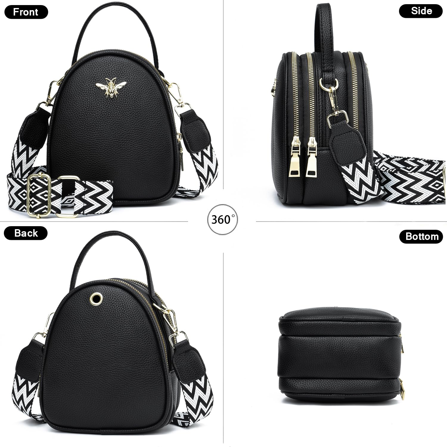 Bolso bandolera pequeño y ligero para mujer, bolso de hombro elegante para cartera o móvil