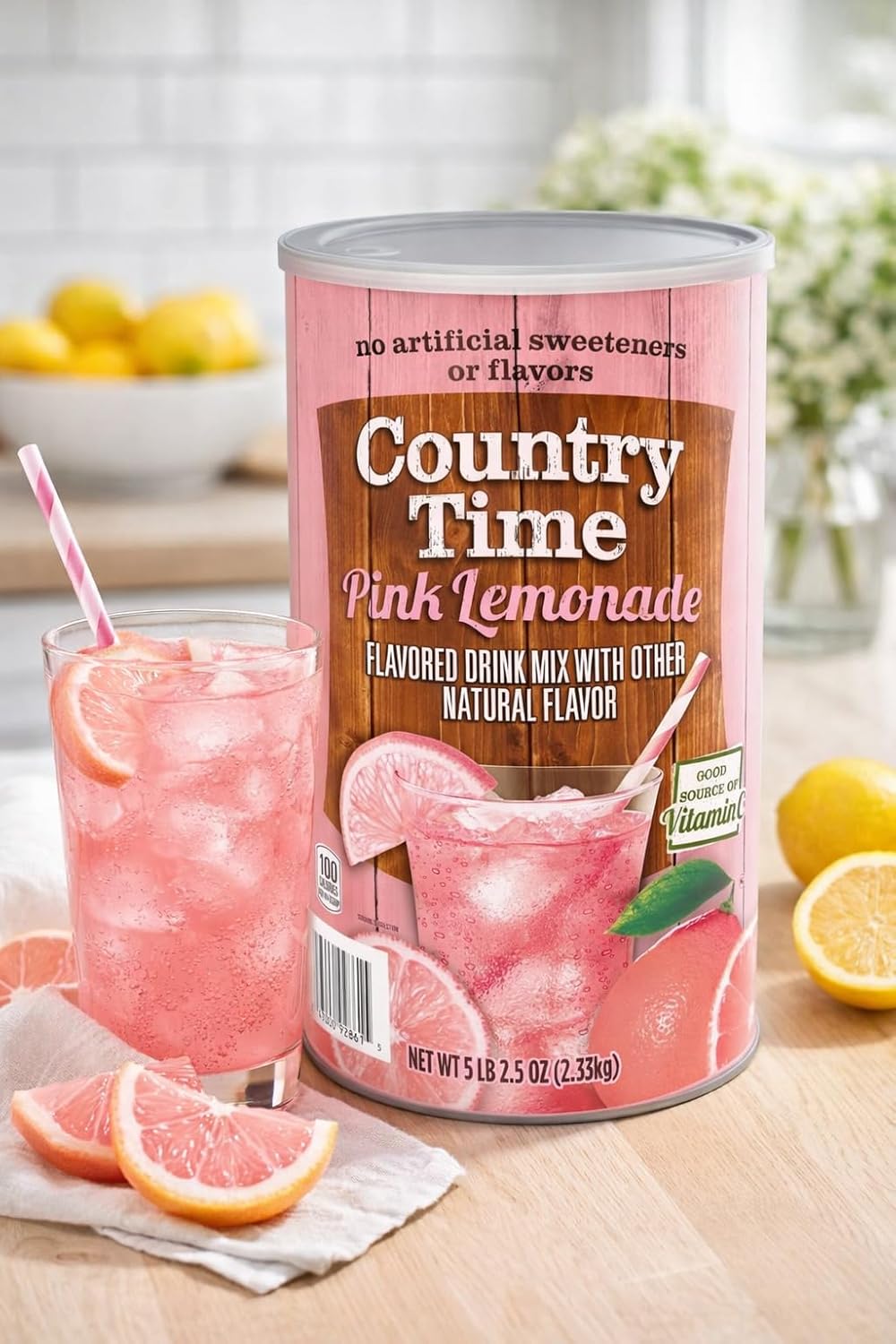 Country Time Powdered Lemonade Drink Mix (82.5 oz.) - (1 Pack) (Pink Lemonade)