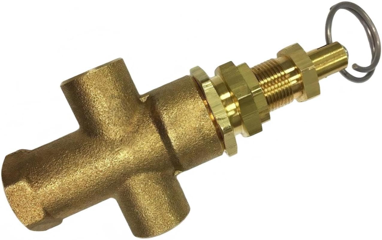 M2853 Air Compressor PILOT VALVE - for CHAMPION GAS POWERED OR ELECTRIC COMPRESSOR parts HGR7-3H HGR7-3K HGR5-3H - Unloader Valve Replacement - 1/4" FPT 145-175 PSI