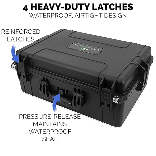 Miniatura 5 de CASEMATIX Funda de viaje rígida Pro Edition compatible con consola Xbox Series X, controladores, auriculares y otros accesorios, funda de transporte