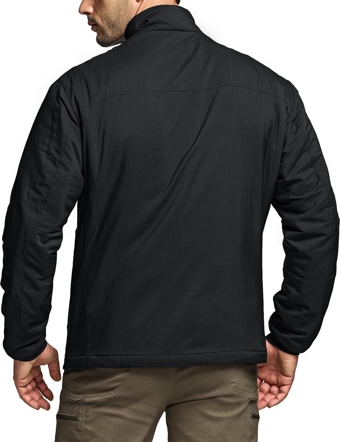 CQR Men's Lightweight Warm Insulated Jacket, Windproof Water Resistant Winter Active Coat for Hiking Work Outdoor Tactical - Image 2