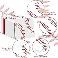 Vista 3 de Servilletas de béisbol para decoración de fiesta de cumpleaños, temática deportiva, servilletas de papel desechables para niños, baby shower