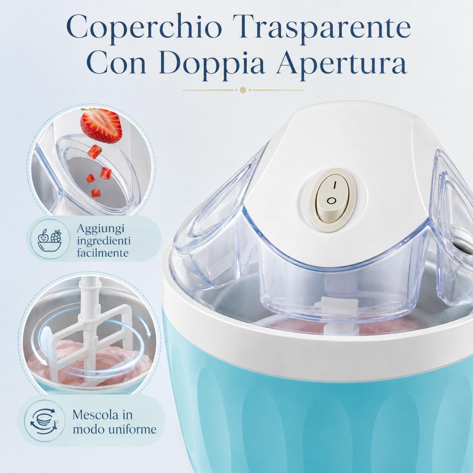 Mini Gelatiera Portatile, Mini Macchina per Gelato，#C