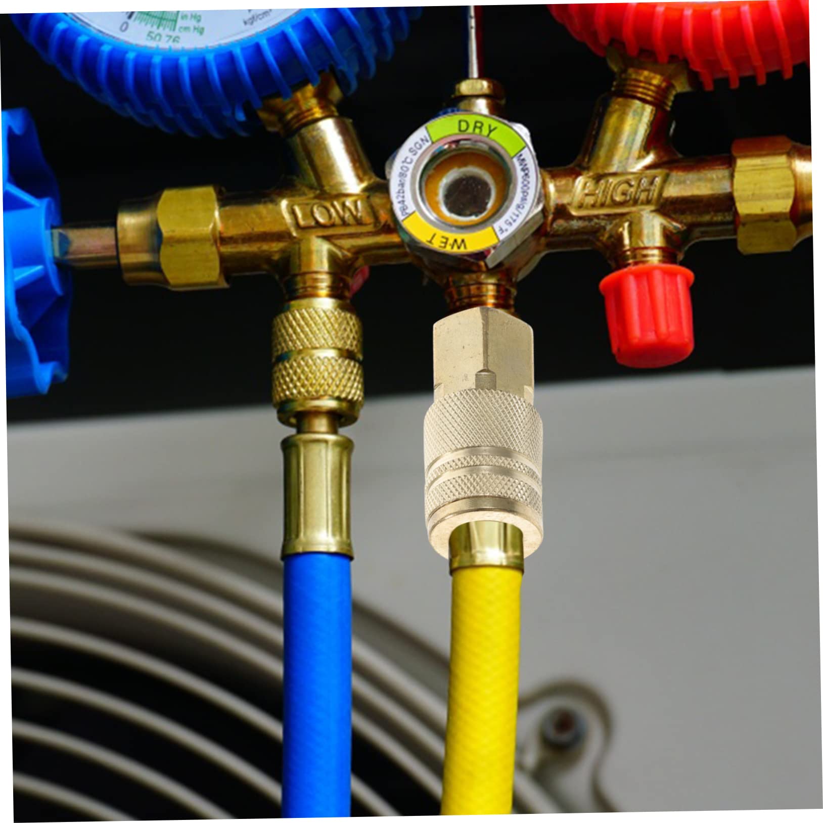 WOONEKY 10 pièces Adaptateur Rapide de Tuyau Air Coupleur de Connecteur pour Compresseur et Nettoyeur Haute Pression Compatible avec Outils Pneumatiques et Tuyaux Air