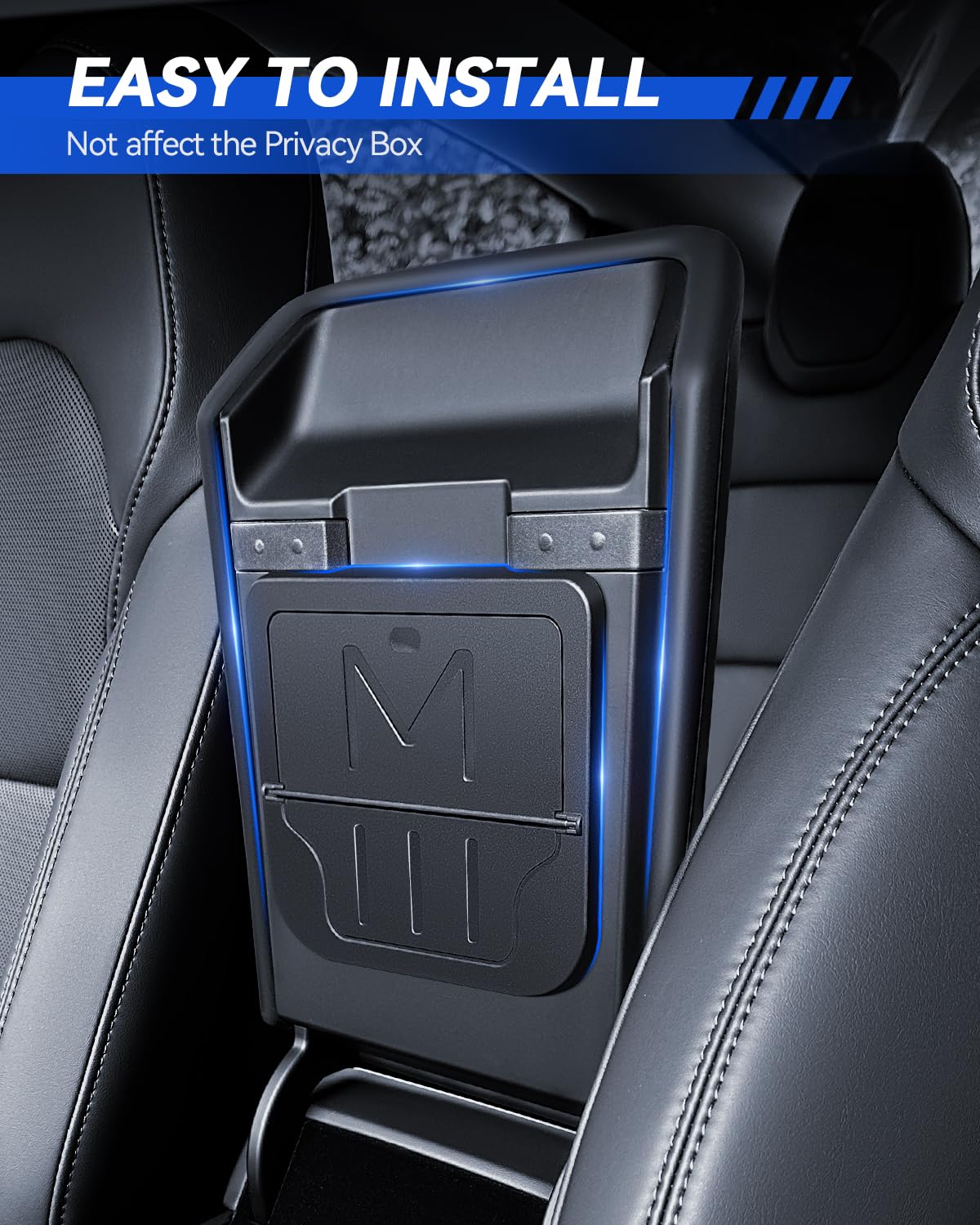 Pokrowiec na podłokietnik środkowy do Tesla Model Y 2025 i Model 3 2024-2025 TPE pokrowiec na podłokietnik pokrowiec ochronny wodoodporny i antypoślizgowy Tesla Juniper Highland akcesoria
