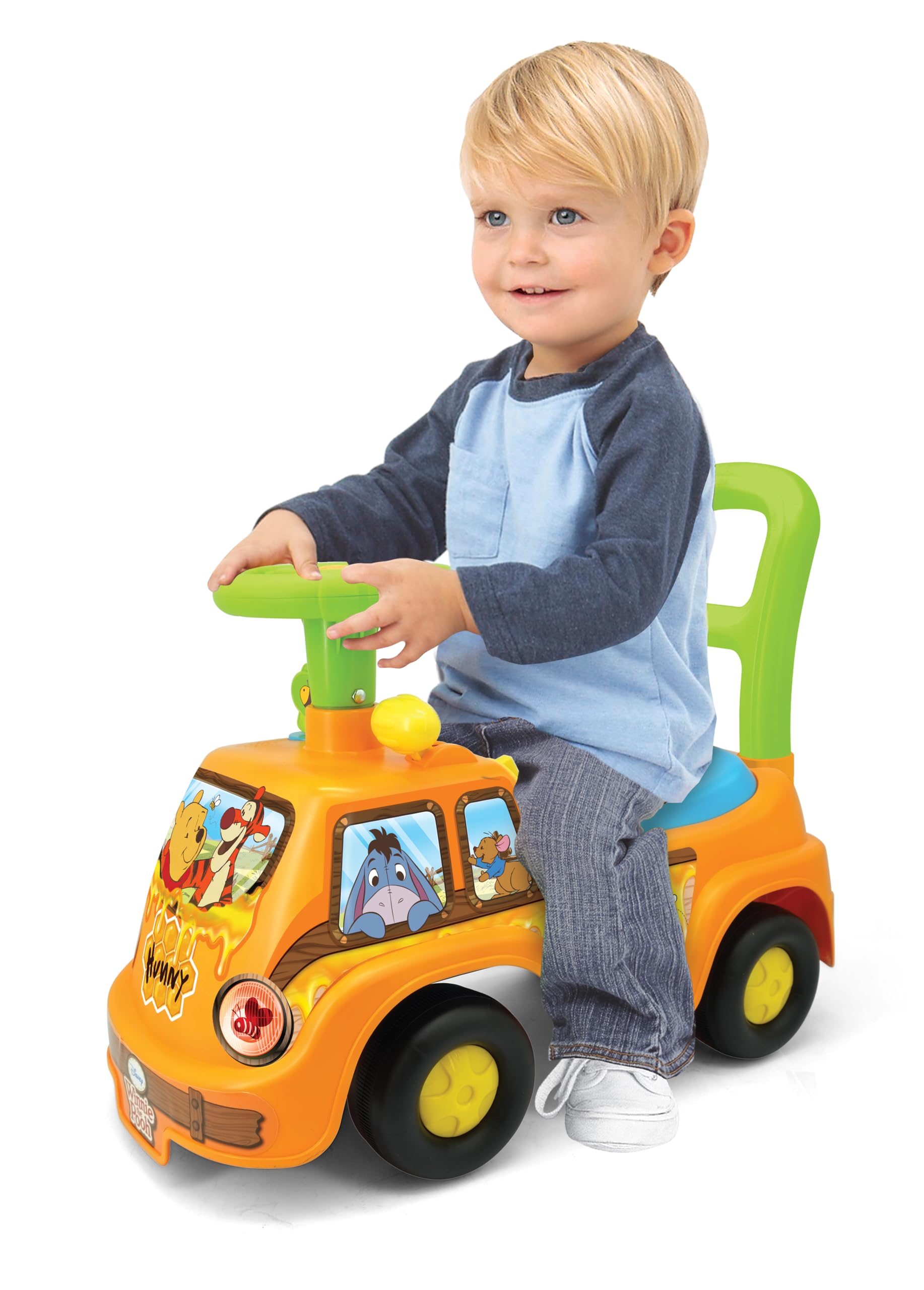 familiar - pooh Amazon.com: Kiddieland Winnie the Pooh Honey Van Ride-On with