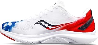 white red and blue shoes