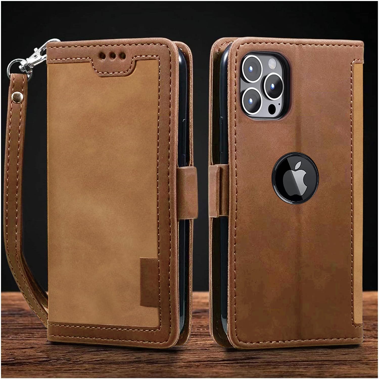 Excelsior Premium PU Leather Wallet flip case Cover with | Card and Cash Slot | 360 Full Body Protection | Inner TPU case Compatible with Apple iPhone 14 Pro Max (Coffee) (B0C1XT8V3J) Amazon Price History, Amazon Price Tracker
