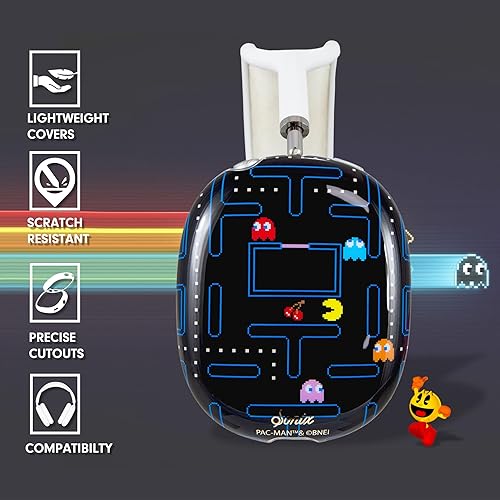 Miniatura 3 de Sonix Funda Protectora para Auriculares AirPods Max - Elegantes Cubiertas de Orejas de Carcasa Dura de TPU | PAC-Man Pac-man,Care Bears x Plaza