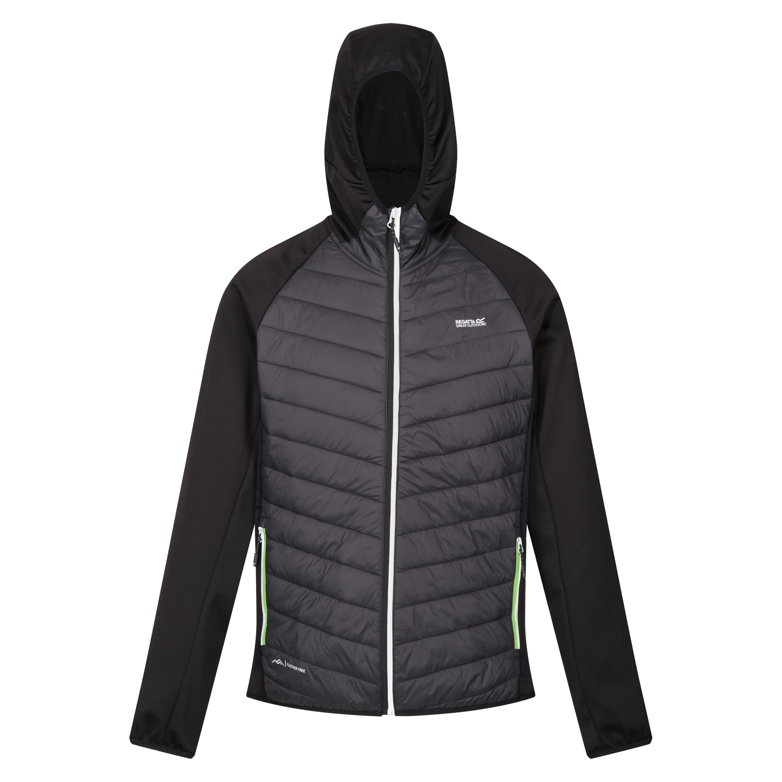 Regatta Mens Andreson VIII Hybrid Padded Hooded Soft Shell Jacket