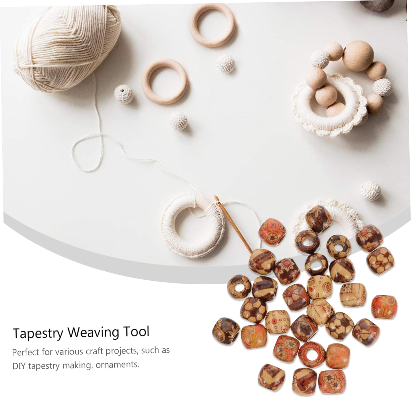 HOMSFOU Kit Macramè Diy Cotone Set Completo per Creare Decorazioni Murali e Accessori Versatili Materiali per Fai da Te per Piante e Tendaggi