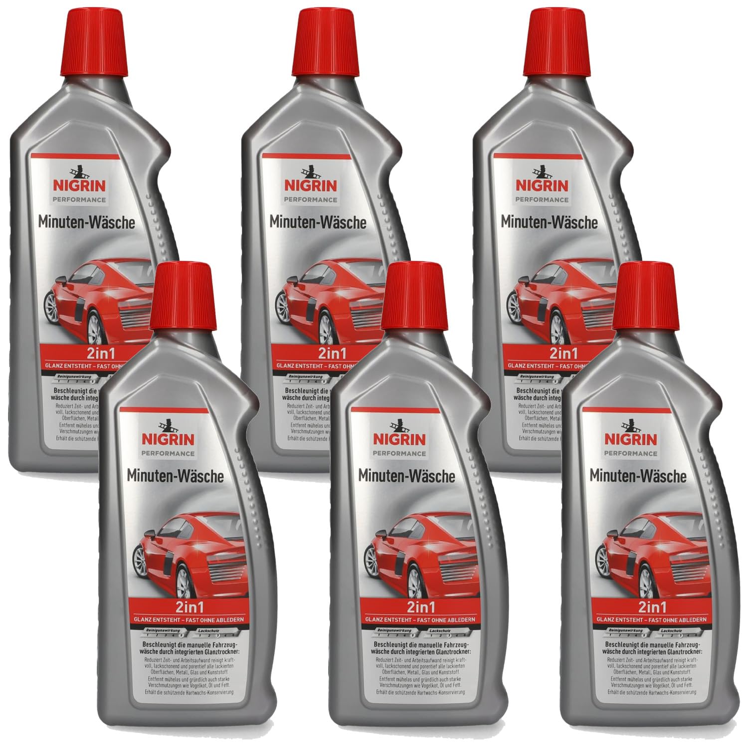 6x Performance Minutenwäsche Turbo 1L