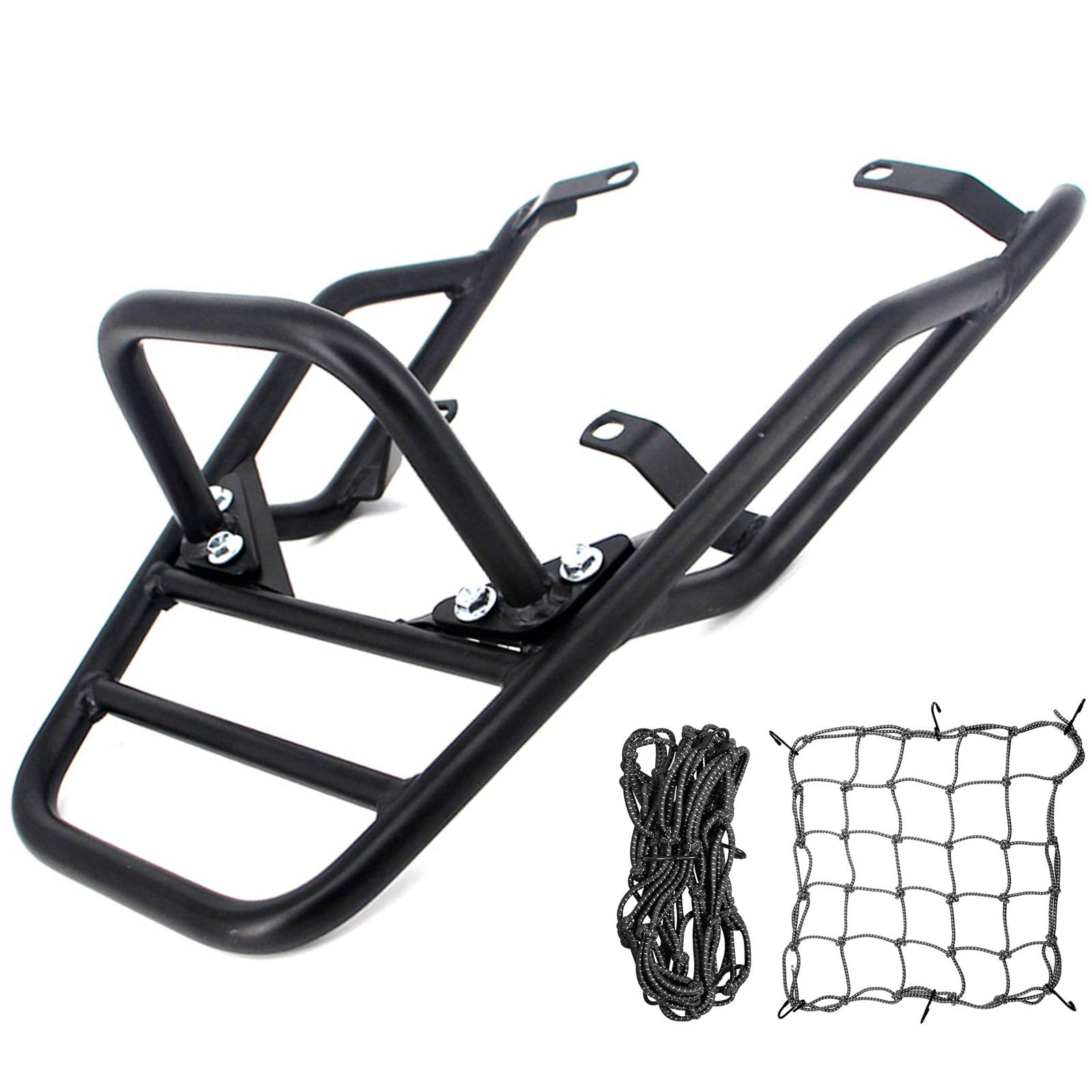 Motorrad-Heckgepäckträger Kompatibel mit BMW R Nine T 2014-2024 Heckgepäckträger Topcasehalter aus Metall Gepäckträgerhalterung Motorradzubehör mit Gepäcknetz
