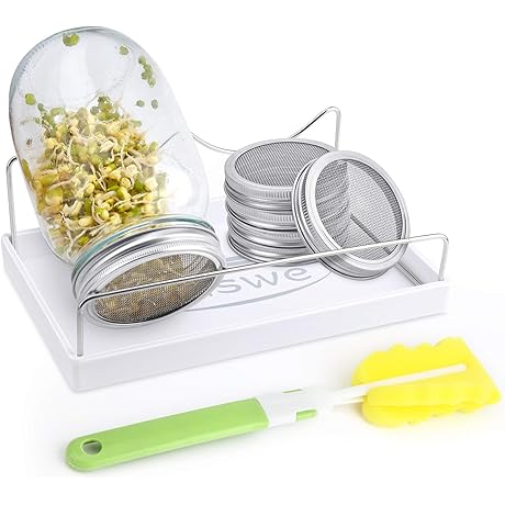 Sprouts Growing Tray: Sprouts Growing Kit for Easy Seed Sprouting and Microgreens...