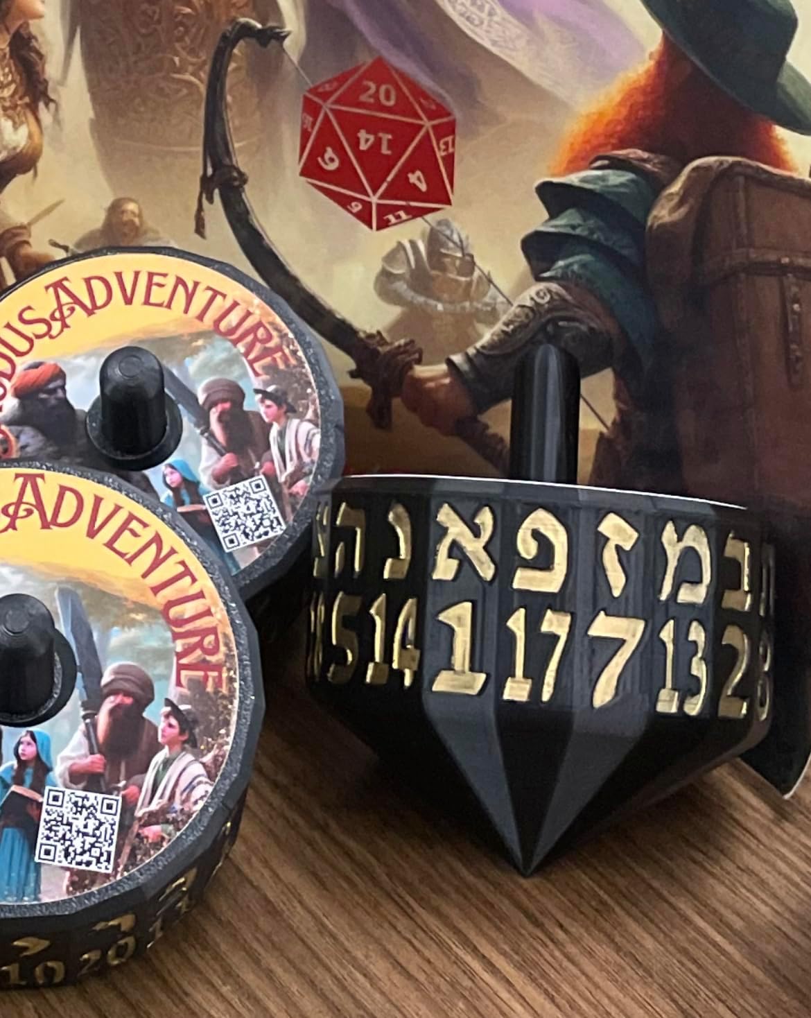 20 Sided DND Dreidel