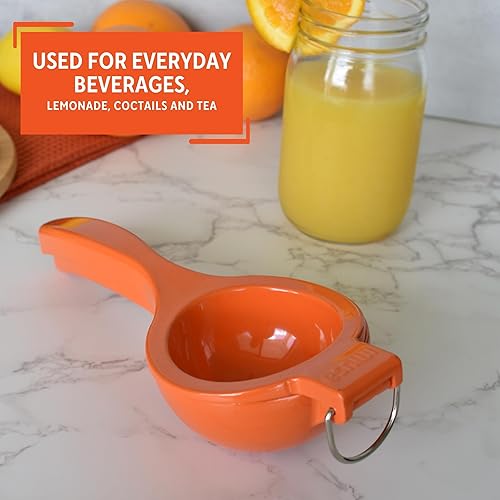 Vista 6 de IMUSA Exprimidor de naranja y cítricos, naranja