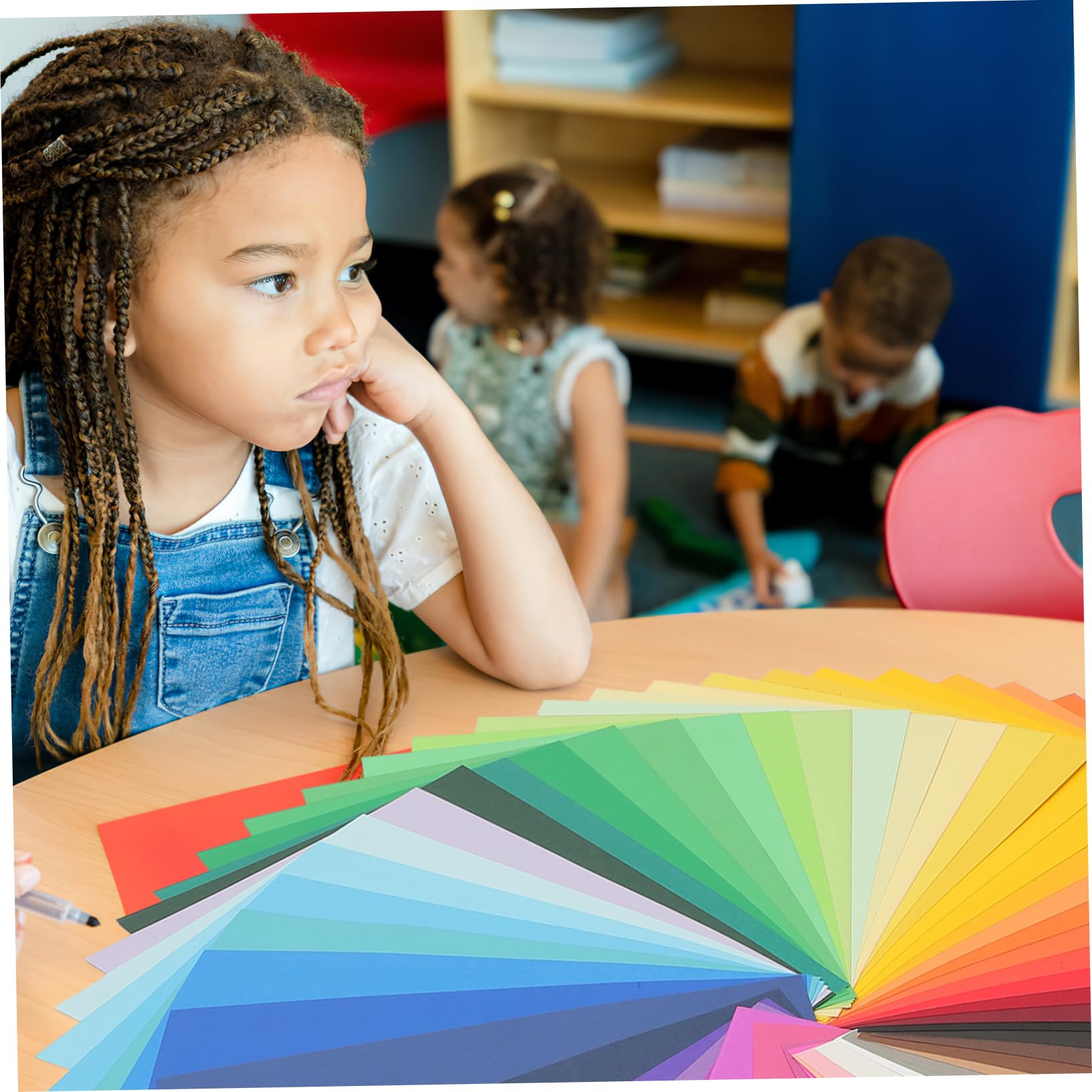 SHINEOFI 50fogli Carta Da Cartoncino Carta Per Origami e Colorata Materiali Fai Da Te Per Hobby e Creazioni
