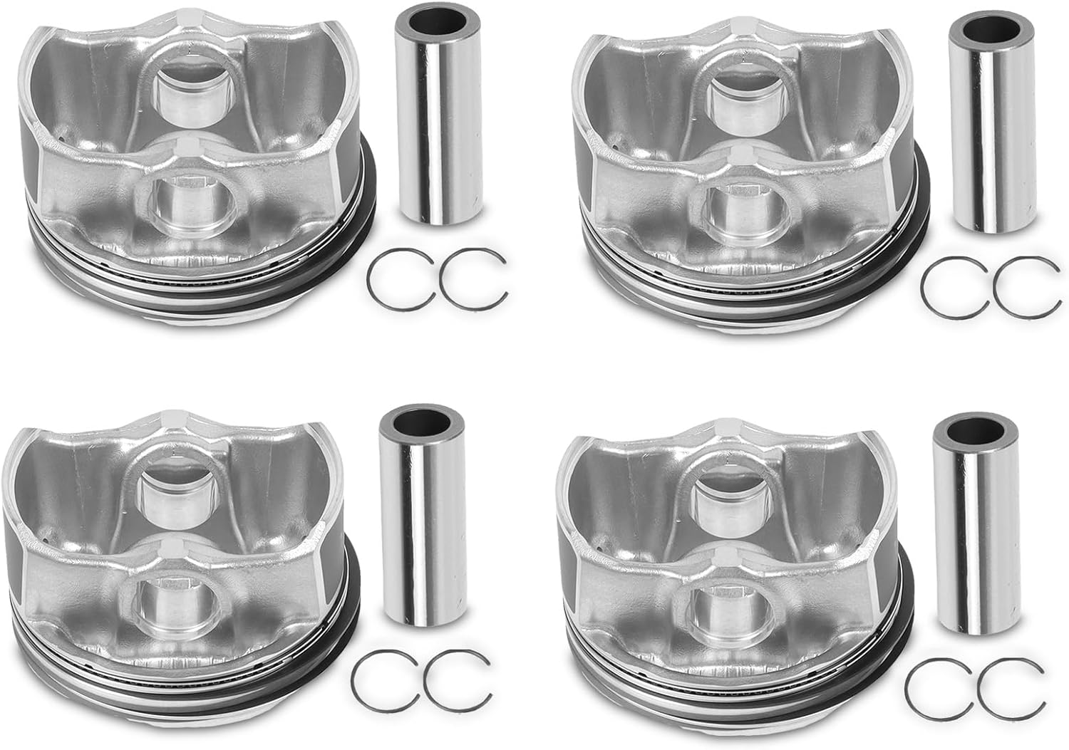 23041-2E100 Engine Piston Rings Set G4NB Fits for 2012-2016 Elantra 1.8L, Fits for 2014-2015 Forte 1.8L, Replace OE 23041-2E100 230412E100