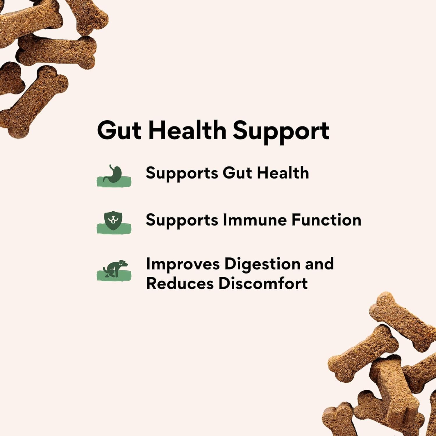 Chuck Norris Lone Wolf Ranch Power GI Probiotic Gut Health Support Supplement Soft Chew for Dogs (30 Count)