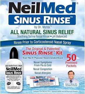 NeilMed Sinus Rinse, Premixed 50 Sachets, Pack of 2 Price In India
