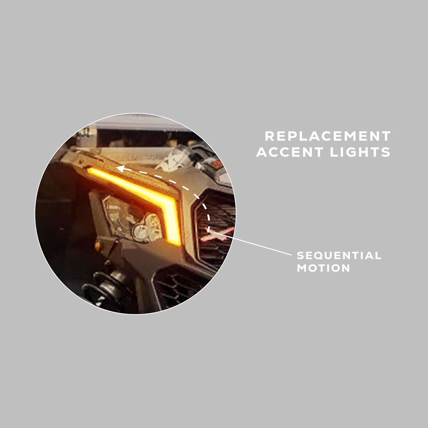 WD Electronics Compatible with Can Am Maverick X3 Front Accent Lights, Integrated Street Legal Turn Signal Kit, 2018-2021 Models, Easy Install Plug and Play