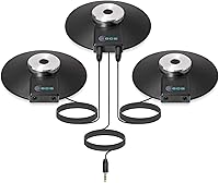 Vista 8 de ECS WordForum - Micrófono de conferencia estéreo omnidireccional TRS 360° de 0.138 in para PC, con opción de cadena de margarita, micrófono