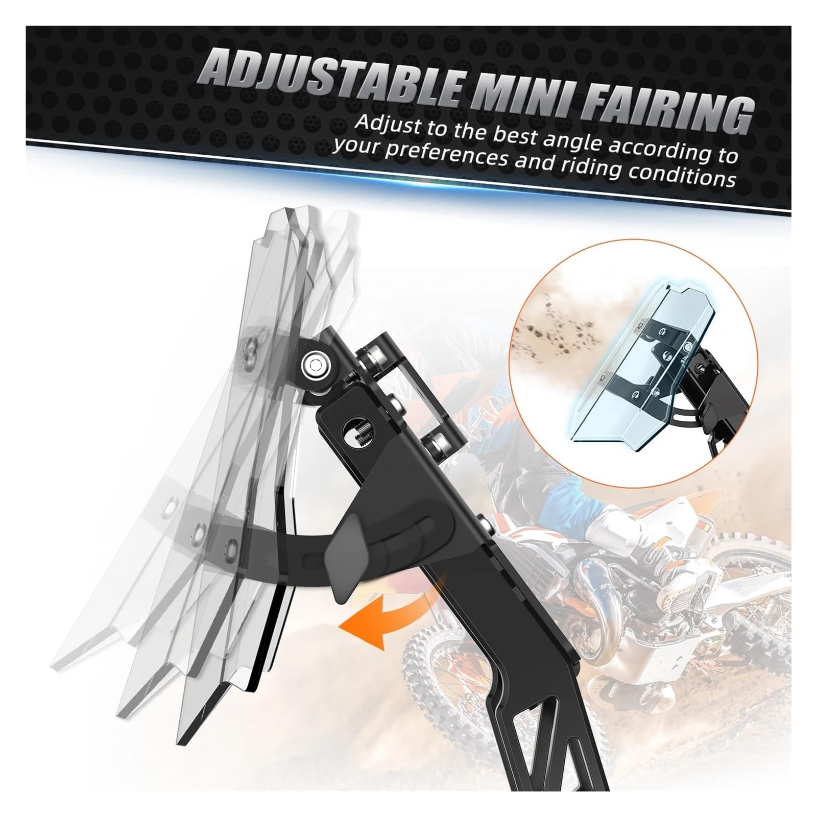 Soporte para teléfono de Moto Soporte de Montaje Universal para navegación GPS para, para Mini Kit carenado para Husqvarna
