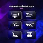 Moniteur de jeu incurvé ViewSonic VX3418C-2K de 34 pouces UltraWide QHD 1440p avec 180Hz, 1ms, 21:9, ergonomie avancée, FreeSync Premium, HDR10, entrées HDMI et DisplayPort
