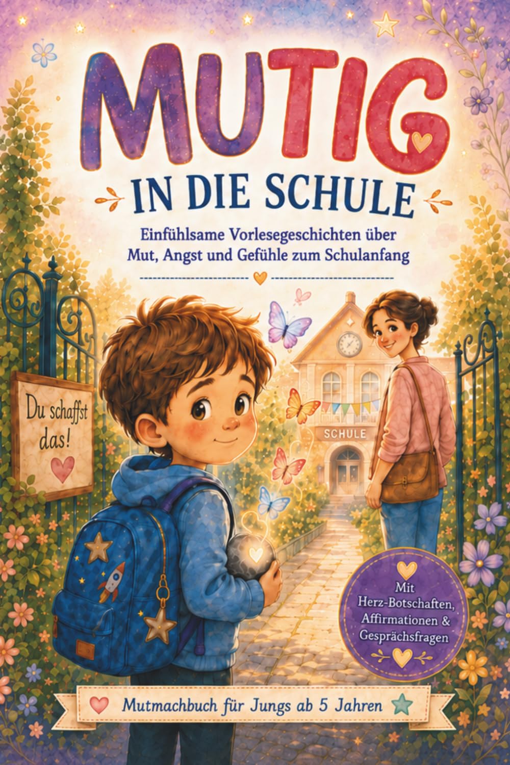 Mutig in die Schule: 30 einfühlsame Vorlesegeschichten über Mut, Angst und Gefühle zum Schulanfang