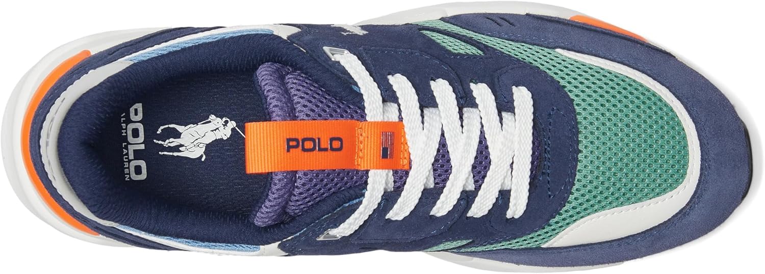 POLO RALPH LAUREN Mens Jogger Suede & Mesh Sneakers - Image 2