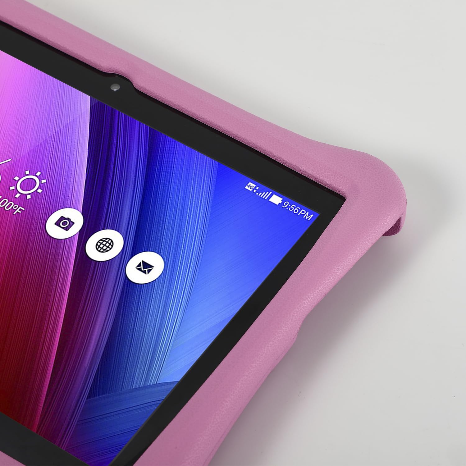 DAM Tablet dla dzieci WiFi - system Android 12 z IWAWA. Wyświetlacz 10'' 1280 x 800 pikseli Allwinner A133, Arm Cortex™-A53 Quad-Core, 1,7 GHz, 4 GB RAM + 64 GB GB Dual Camera, Silikonowa obudowa.
