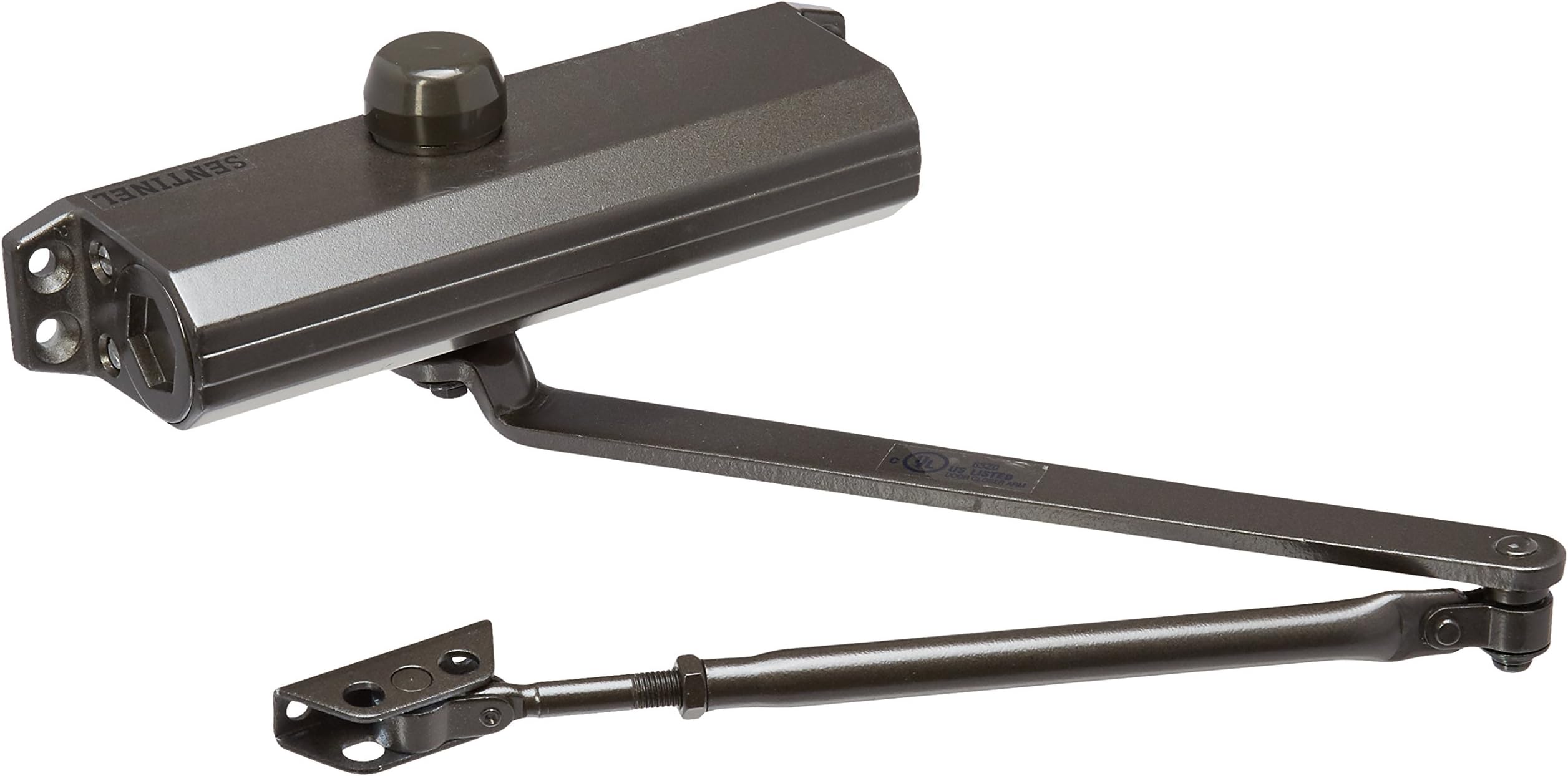 Sentinel 5014 - Grade 1 Hydraulic Door Closer, ADA Certified, Adjustable 1-4 Spring Tension w/Back Check - Dark Bronze