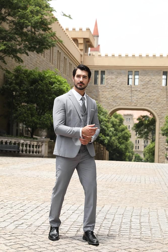 Completo Estivo Uomo Uomo Due Pezzi Slim Fit Formale Uomo Di Affari Vestito Gessato Abito Da Pantaloncini Da Lavoro Uomo