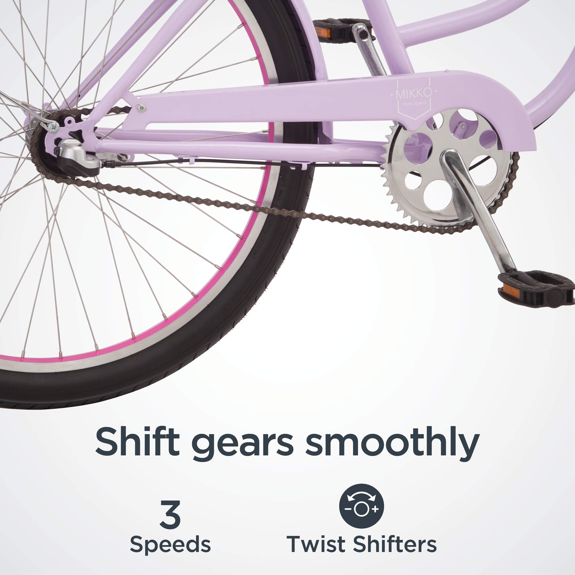 Schwinn Mikko Adult Beach Cruiser Bike, Featuring 17-Inch/Medium