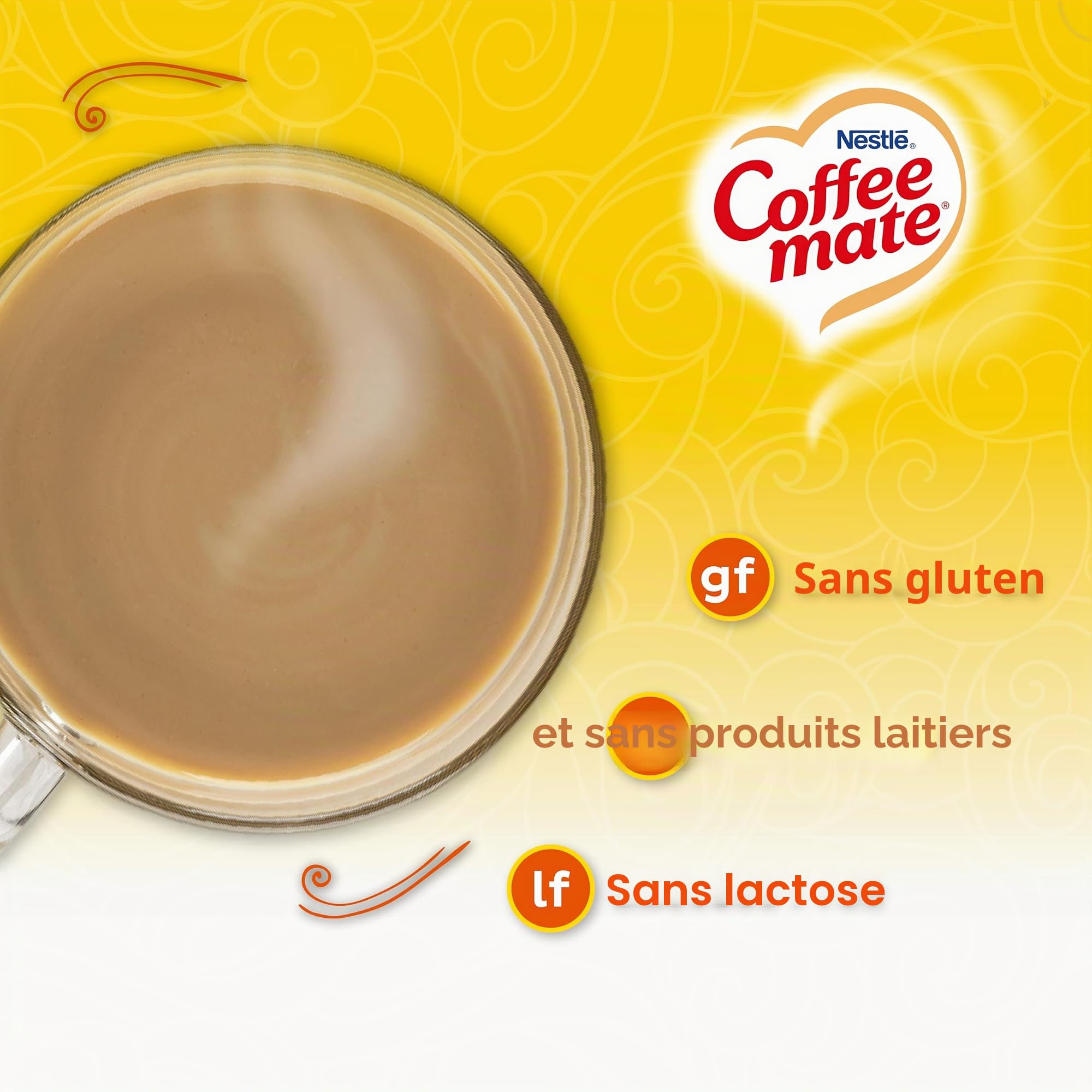 Coffee-mate Hazelnut, Sugar-Free Powdered Coffee Creamer, 10.2-Ounce Packages (Pack of 6)