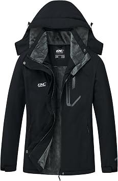 Diamond Candy Womens Winter Ski Jacket Hooded Windproof Warm Jackets Snow Waterproof Rain Coat