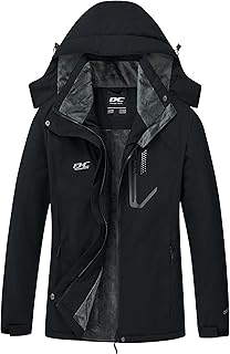 Diamond Candy Women's Winter Ski Jacket Hooded Windproof Warm Jackets Snow Waterproof Rain Coat