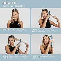 Vista 7 de Nano Titanium Ultra-Sleek Hair Straightener, Flat Iron for All Hair Types