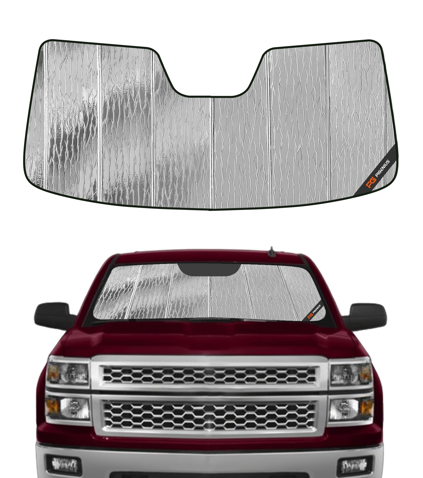 Pigenius Windshield Sunshade for Chevrolet Silverado 1500 sold price at auction in Canada