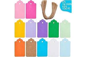 132 Pcs Hanging Gift Tags