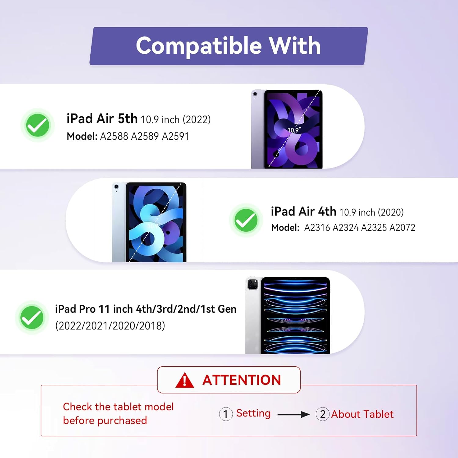 for iPad Air 5th Generation Case iPad Pro 11 inch Case 4th 3rd for Kids Girls with Butterfly Kickstand, Shoulder Strap, Pencil Holder Cover for iPad Air 4th Gen 10.9'' (Purple)