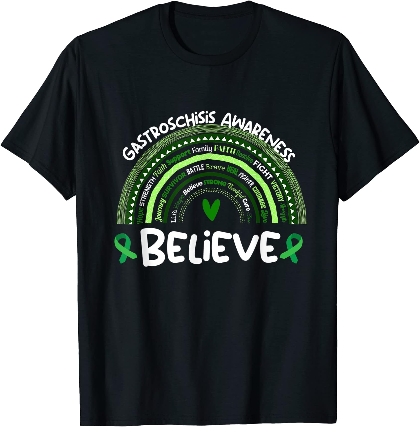 Gastroschisis Awareness ShirtsBelieve Gastroschisis Awareness Month Shirt | Gastroschisis T-Shirt