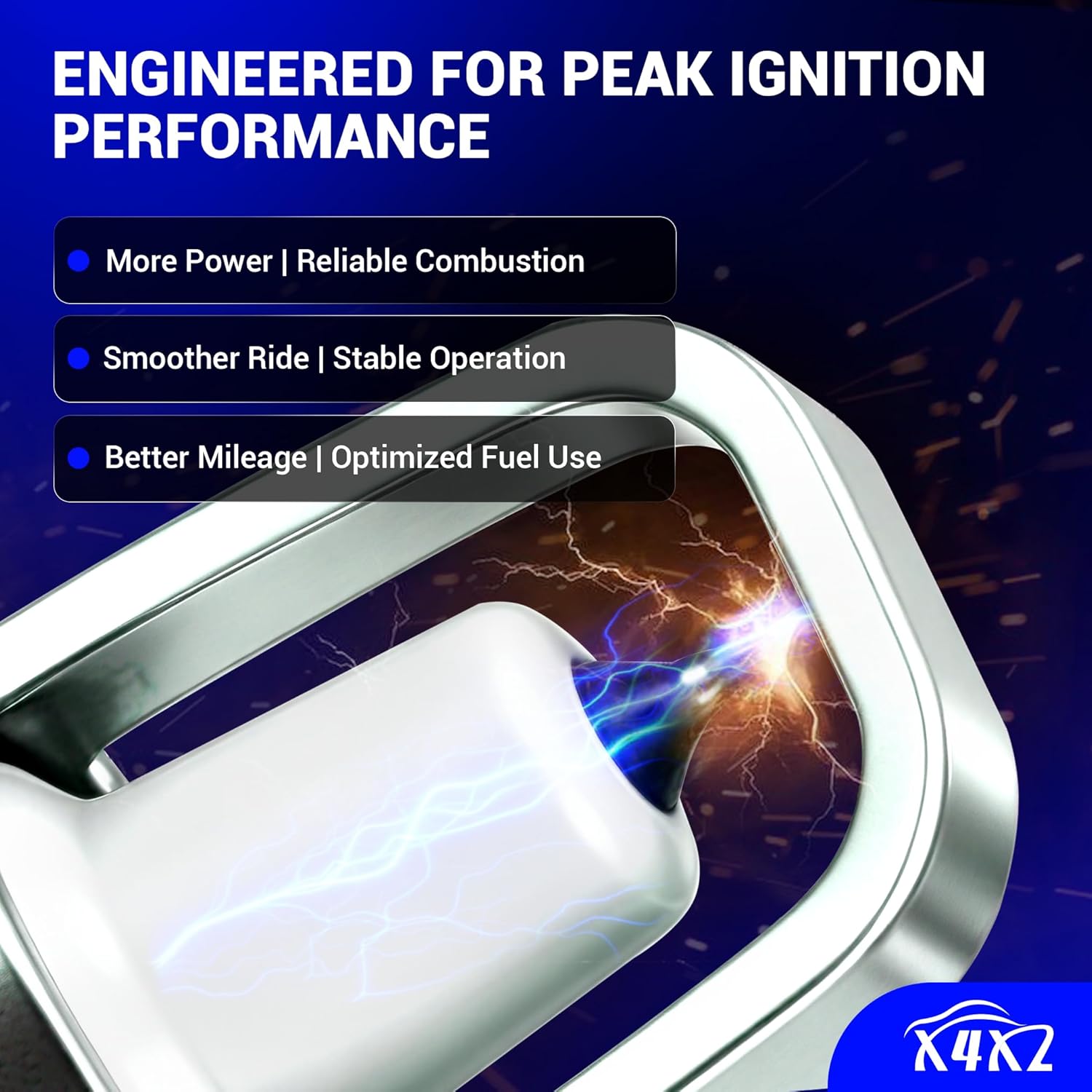 8PCS SP546 Iridium Spark Plugs Compatible with 2005-2010 Ford Expedition/F-250/F-350, 04-08 F-150, 05-10 F-450/F-550, 06-08 F53, for 2005-2008 Lincoln Navigator/Mark LT Replace# PZH14F SP507 SP515